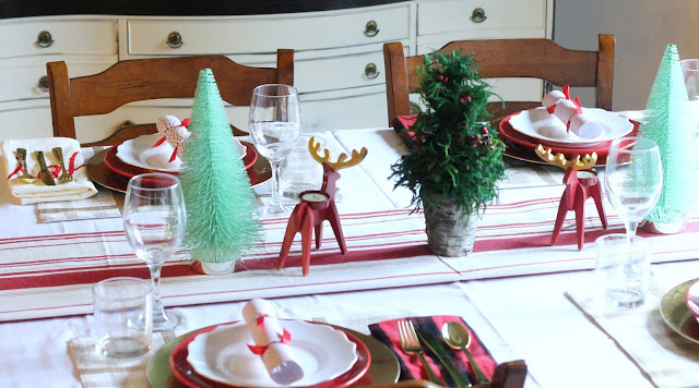 AK Party Studio Target Christmas Tablescape on a Budget