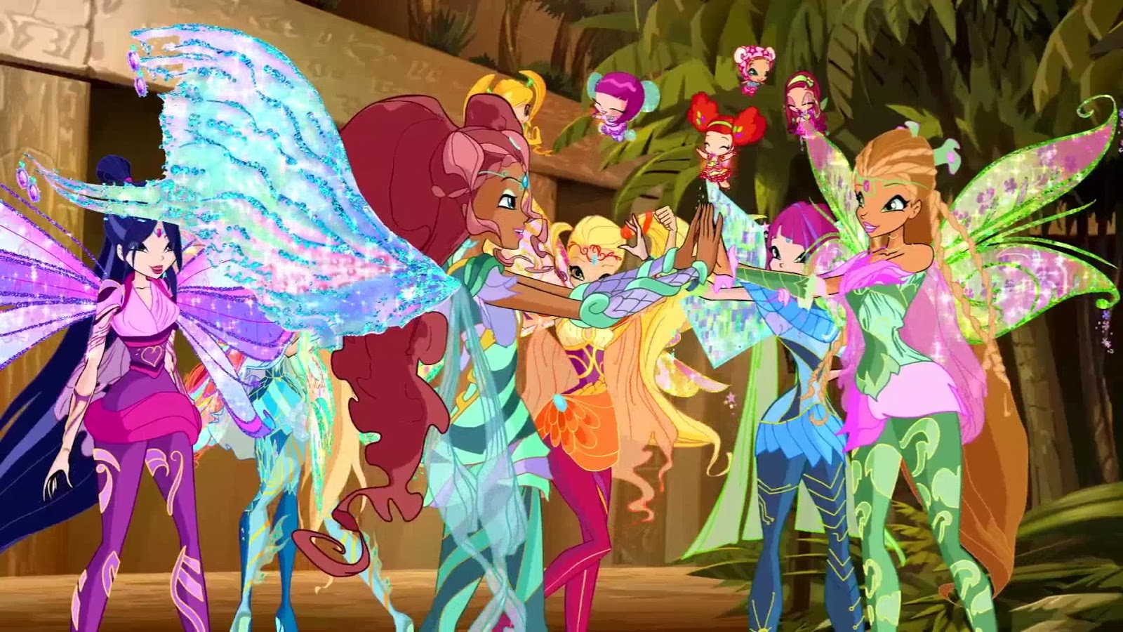 винкс 6 человек.