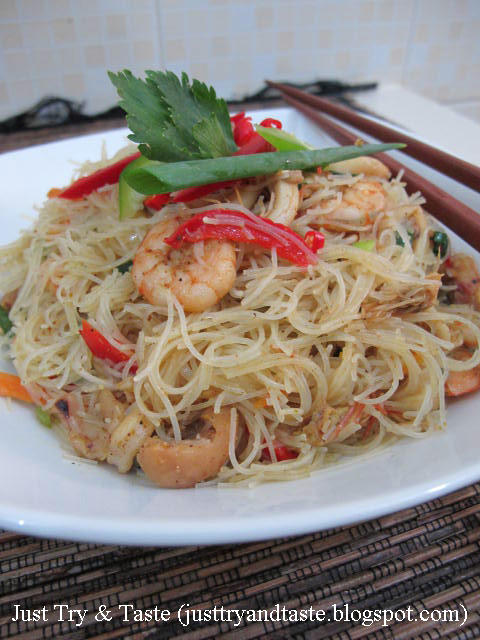 Resep Bihun Bumbu Kari ala Thai | Just Try & Taste