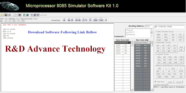 microprocessor 8085 simulator software kit download Download 8085 simulator 1. 0. 0.