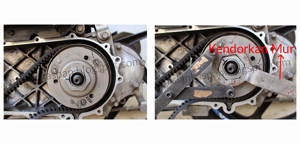 perawatan berkala cvt honda BEAT