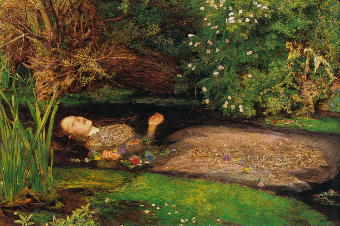 Prisma Gótico Ofelia. John Everett Millais (18291896).