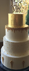 buttercream cake cakes gold deco silver casamento golden decorations bolo elegant gatsby anniversary penelope perfections fondant bride fake designs weddings