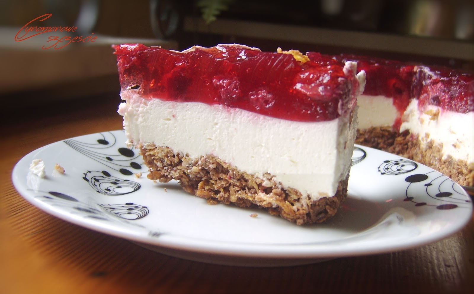 Cynamonowe szczescie Sernik na zimno z