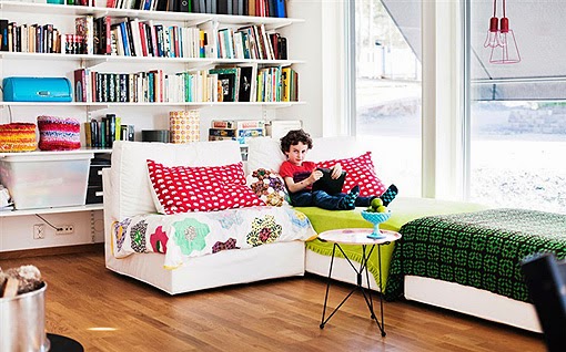 Nordic Decor with lots of Color