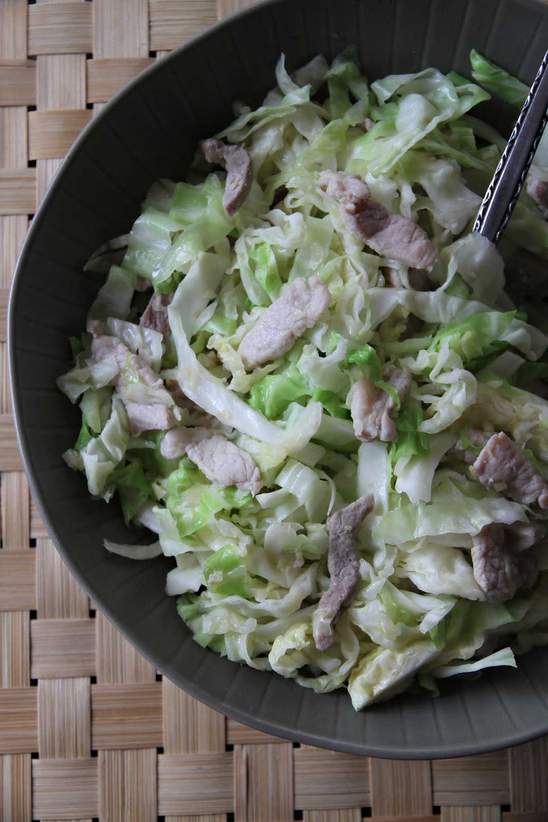 Stirfried Cabbage with Fish Sauce (กะหล่ำปลีผัดน้ำปลา) SheSimmers