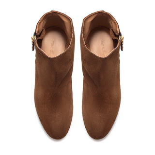 Khaki women basic cowboy ankle