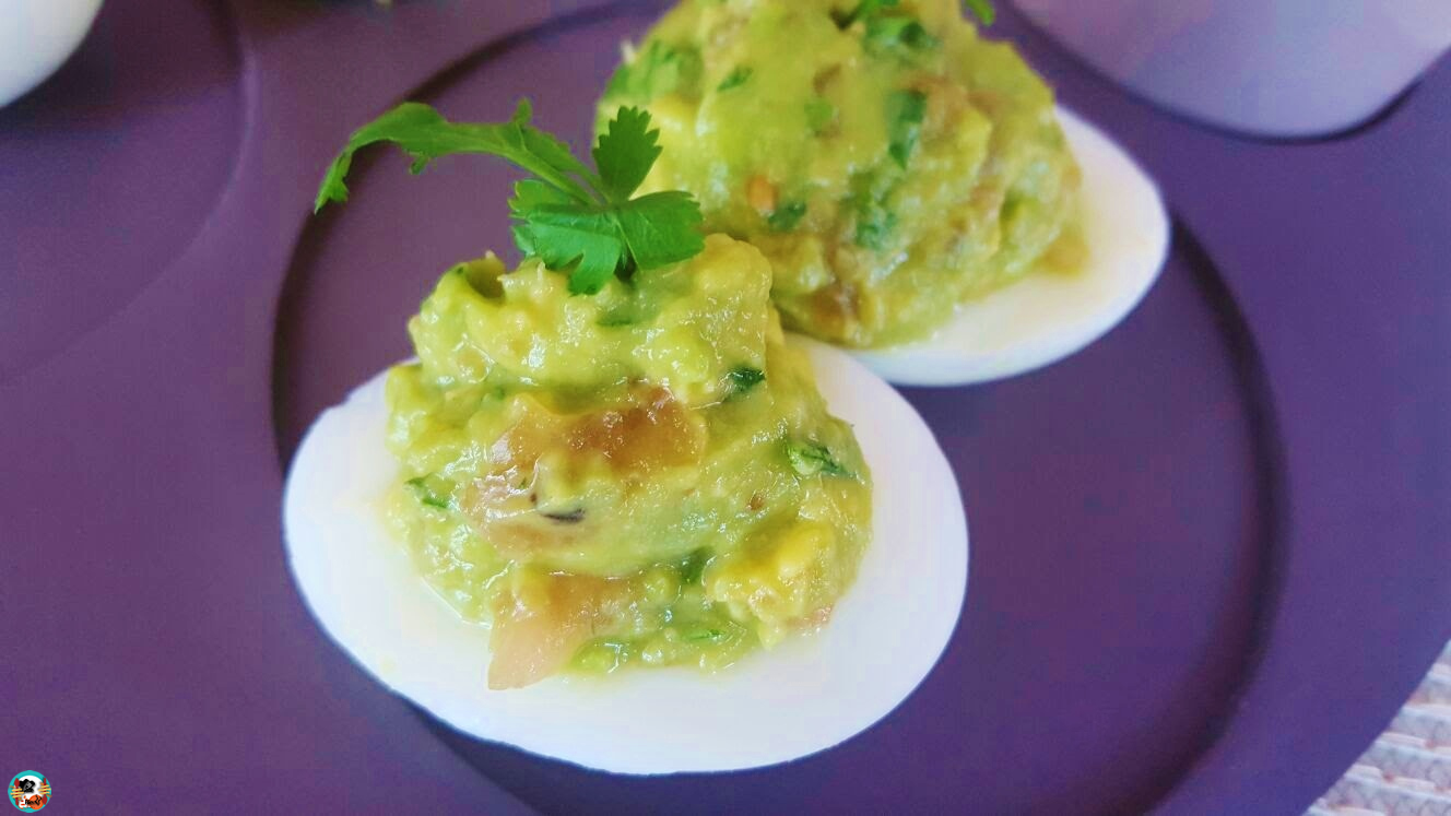 Huele Bien Huevos Rellenos De Guacamole