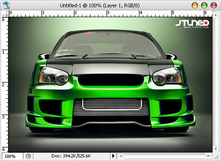 Photoshop Tutorial - How To Paint A Car step by step - step 5