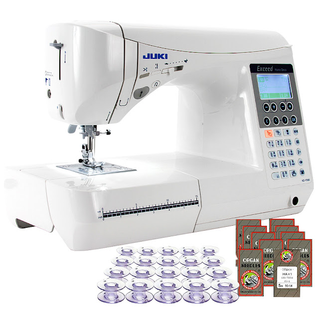 Juki HZL-F300 Exceed Series - Computer Sewing Quilting Machinew/ 20 Bobbins and 100 Needles