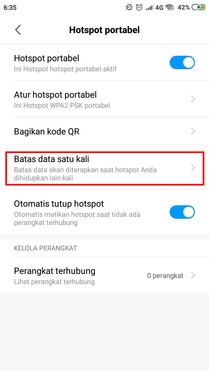 Agar tak boros kuota, cara membatasi penggunaan data hotspot pada ponsel Xiaomi 3