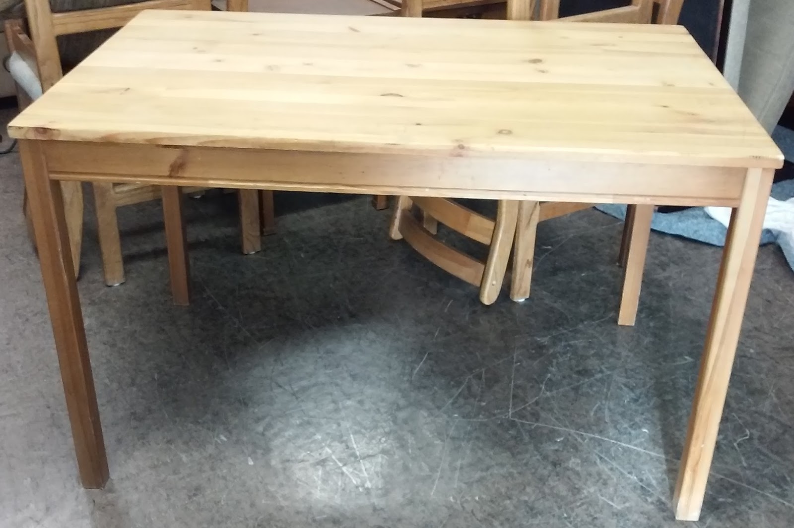 ikea pine dining room table