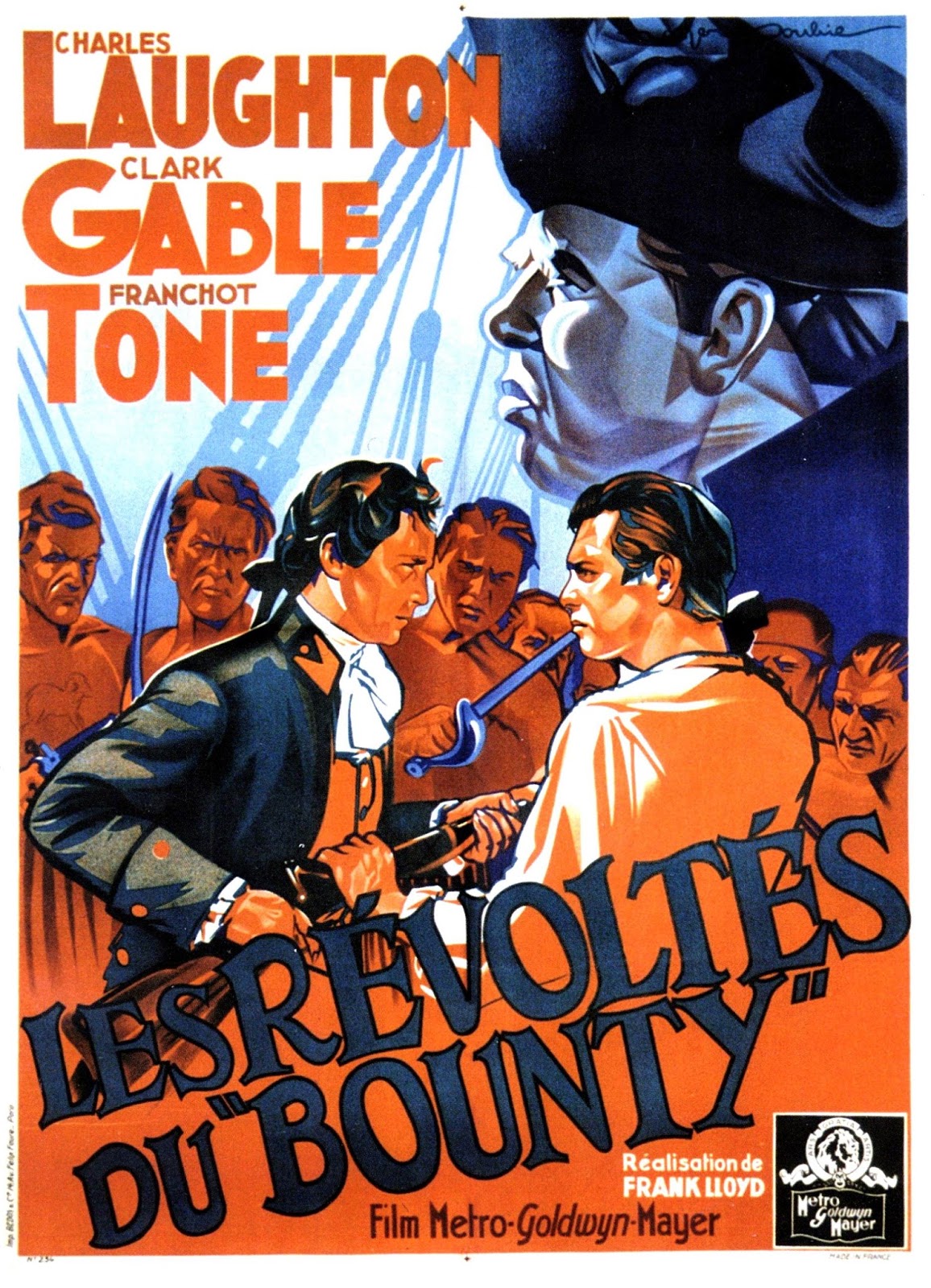 Affiches Photos d'exploitation Bandes annonces Les révoltés du Bounty (1935) Frank Lloyd