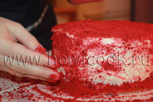 рецепт торта красный бархат с пошаговыми фото