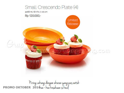 Small Crescendo Plate ~ Tupperware Promo Oktober 2016 Small Crescendo Plate ~ Tupperware Promo Oktober 2016