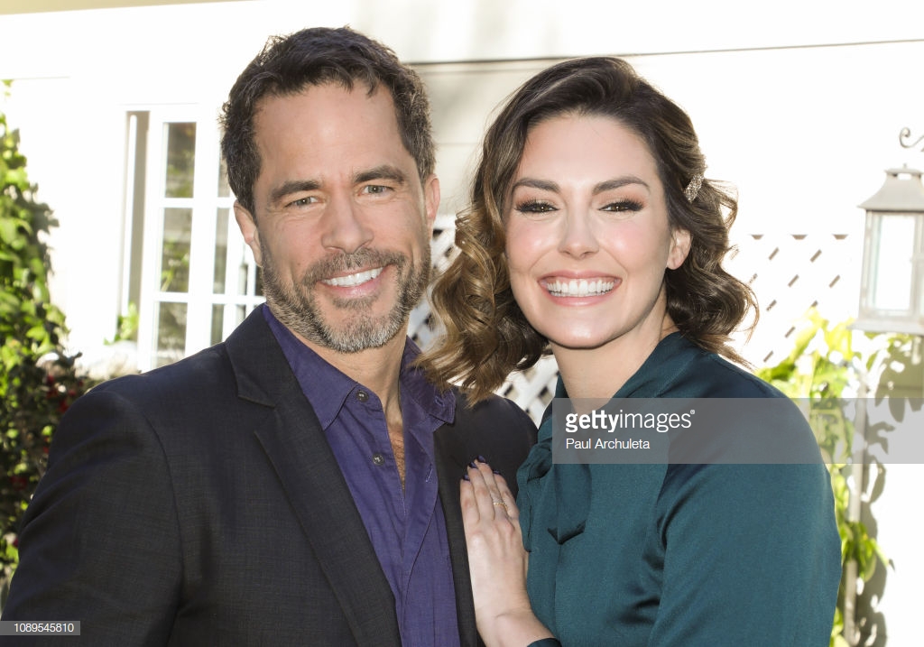 Ladies in Satin Blouses Taylor Cole dark green satin blousedress