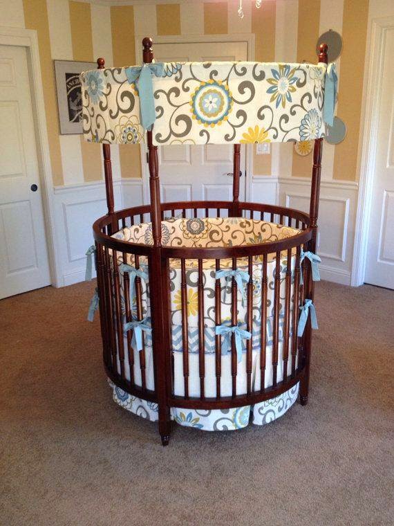 New Born Kids Round Nursery Beds3