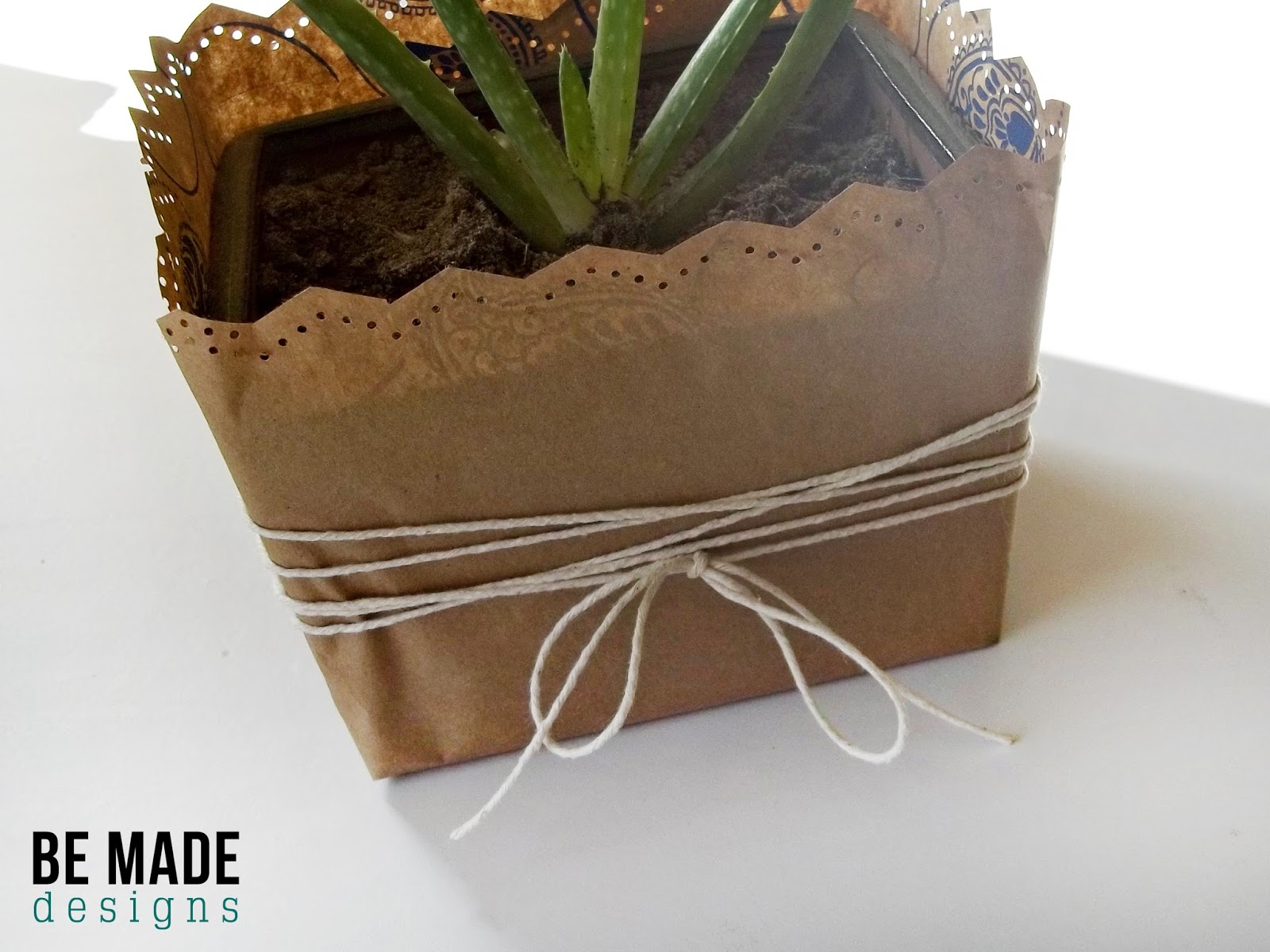 BE MADE: Kraft Paper Planter