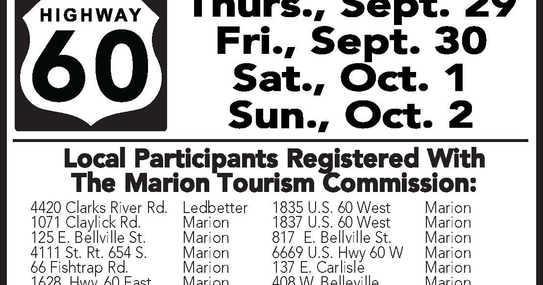 Discover Marion KY Highway 60 Yard Sale