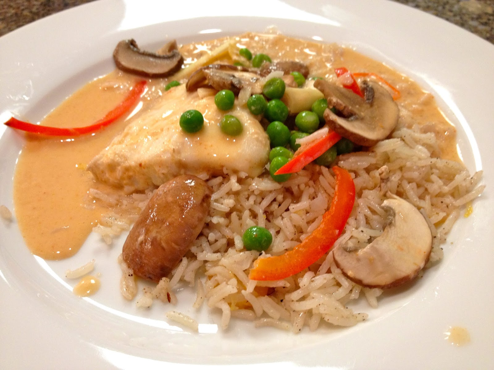 The Baked Alaska Project Halibut with Thai Red Coconut Curry on the Grill