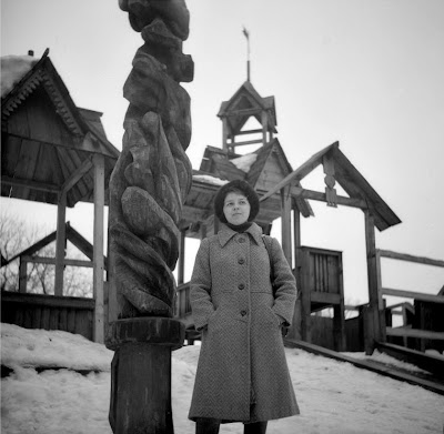 Казанский парк Черное озеро, деревянная крепость - детский городок