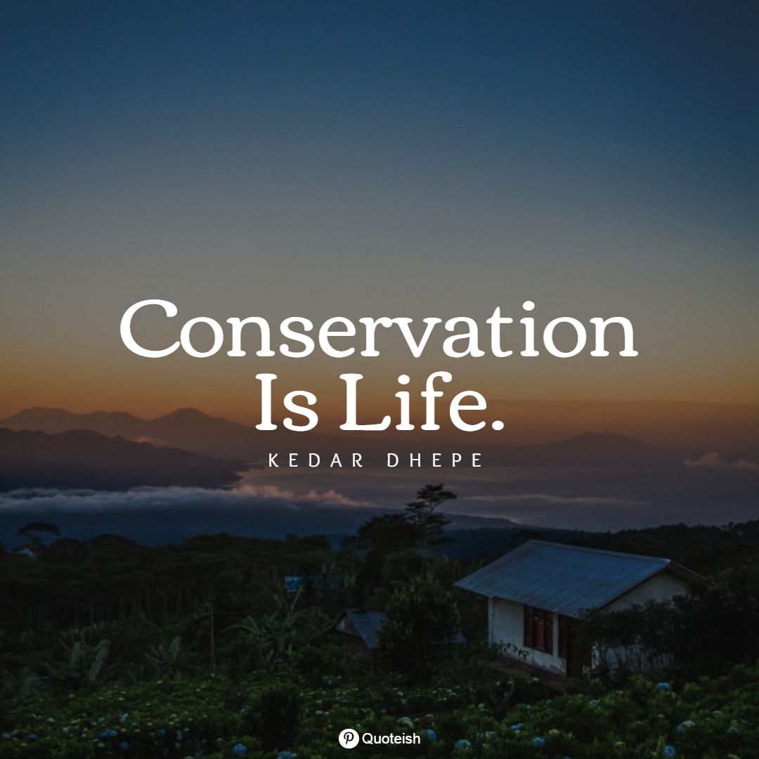 22+ Conservation Quotes - QUOTEISH