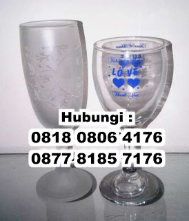 Jual Souvenir Gelas Wine