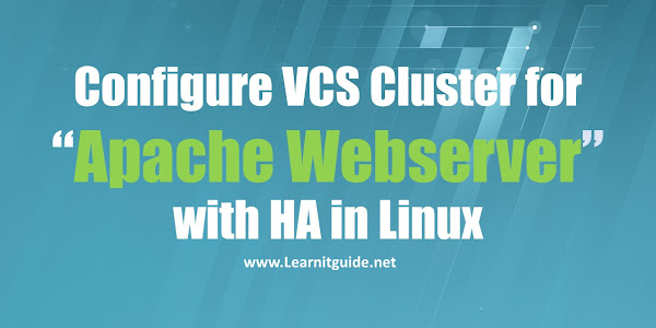 Configure VCS Cluster for Apache Web Server with HA on Linux