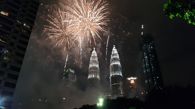 Image result for klcc fireworks 2020 gif