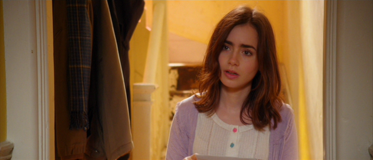 Lily Collins as Rosie Dunne in Love, Rosie (2014) .