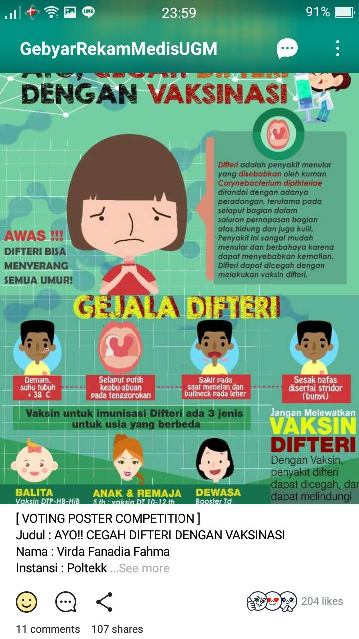 HASIL VOTING SEMENTARA POSTER COMPETITION