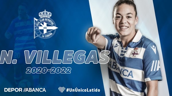Oficial: Deportivo Femenino, renueva Noelia Villegas hasta 2022