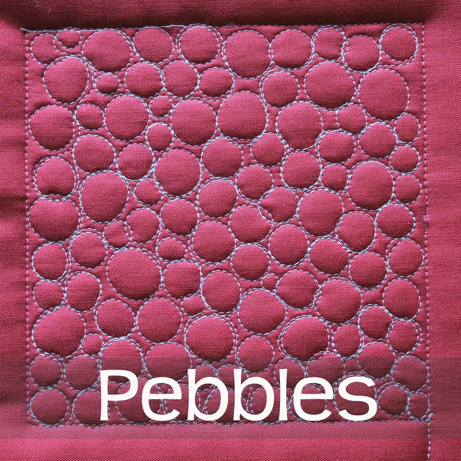 How-to Machine Quilt Pebbles - A Video Tutorial