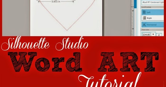 Silhouette Studio Word Art Tutorial (Shape Text: Heart) - Silhouette School
