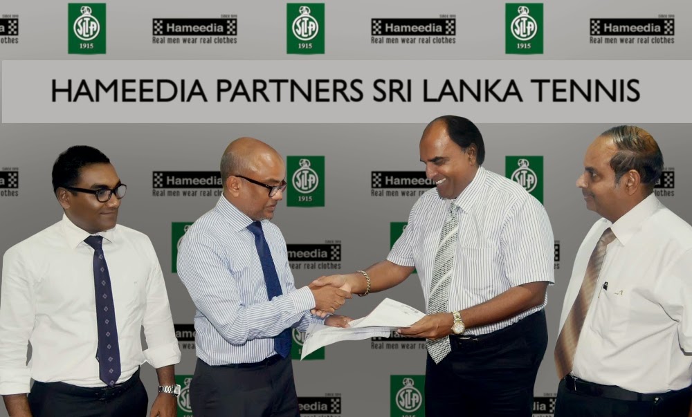 The official agreement with Hameedia and Sri Lanka Tennis