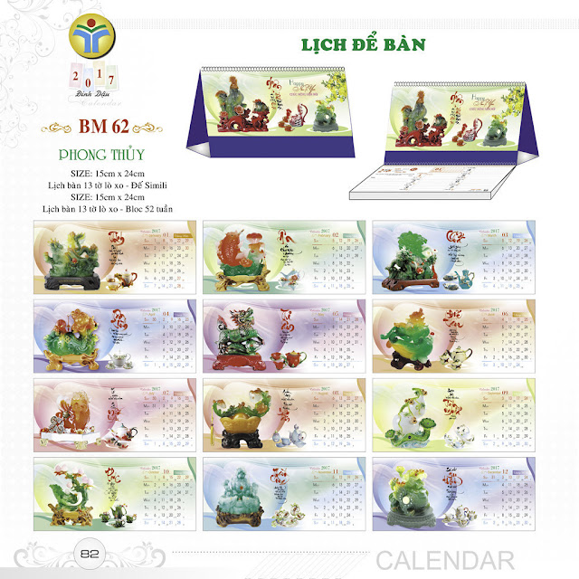 Mẫu lịch để bàn chữ M Mẫu lịch để bàn chữ M