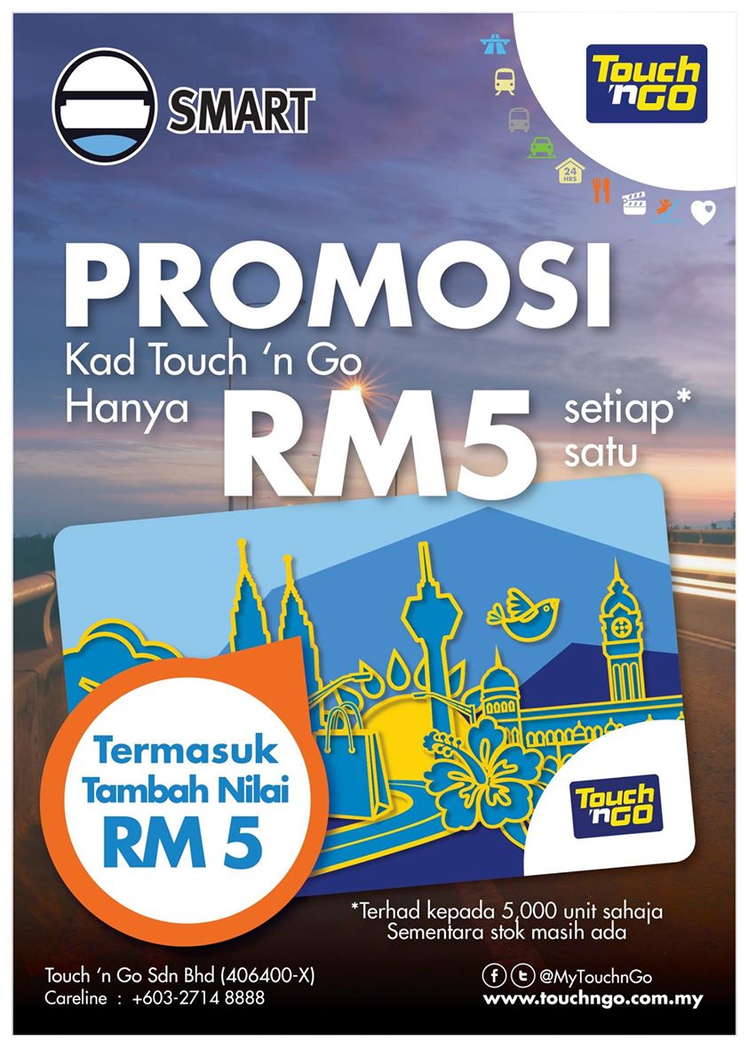 BestLah: Touch 'n Go - Enjoy Touch 'n Go Card For RM5 Only