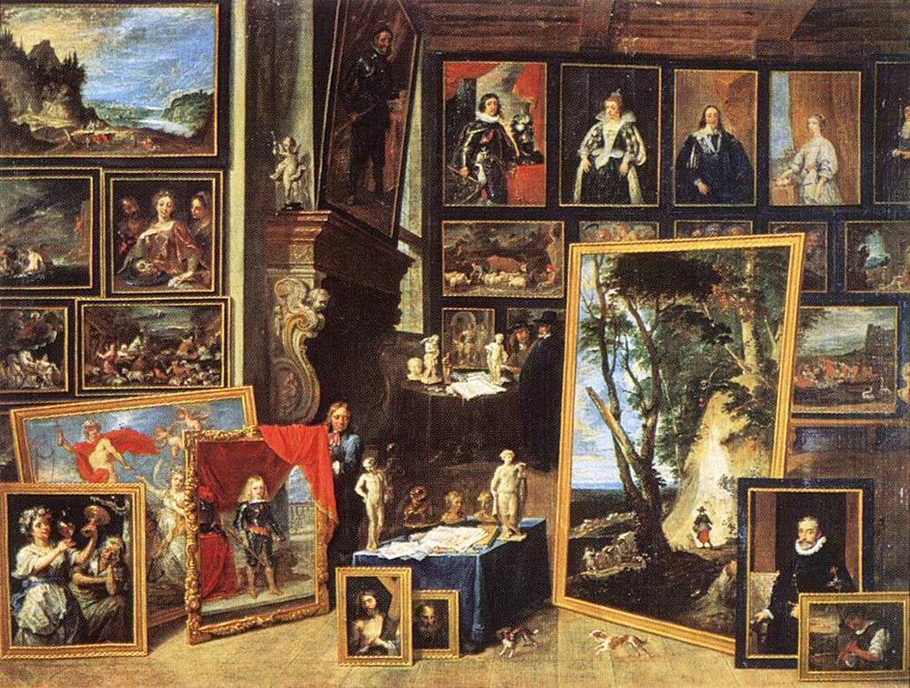 David Teniers the Younger | Archduke Leopold Wilhelm in his Gallery in Brussels