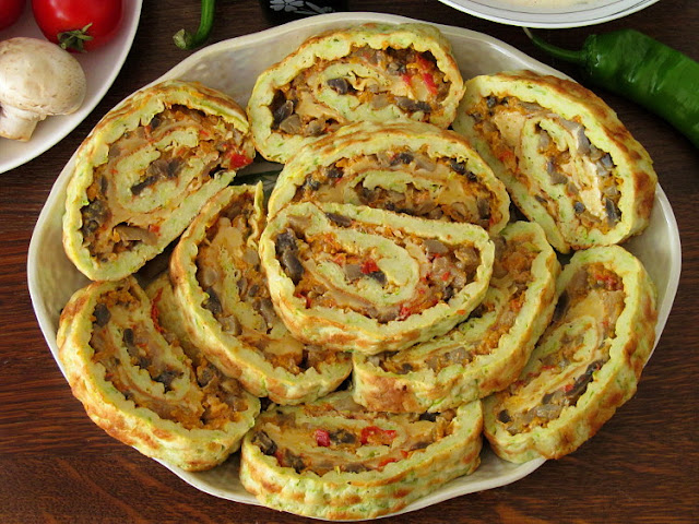 Кабачковый рулет