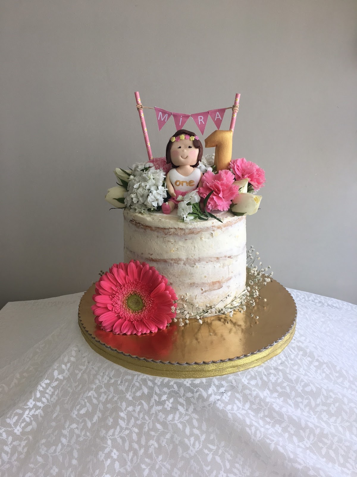 Şeker Hamursuz Pasta(Naked Cake)