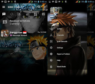 BBM MOD Anime theme Naruto V3.3.1.24 Apk BBM MOD Anime theme Naruto V3.3.1.24 Apk