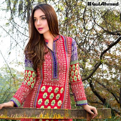gul ahmed kurti style