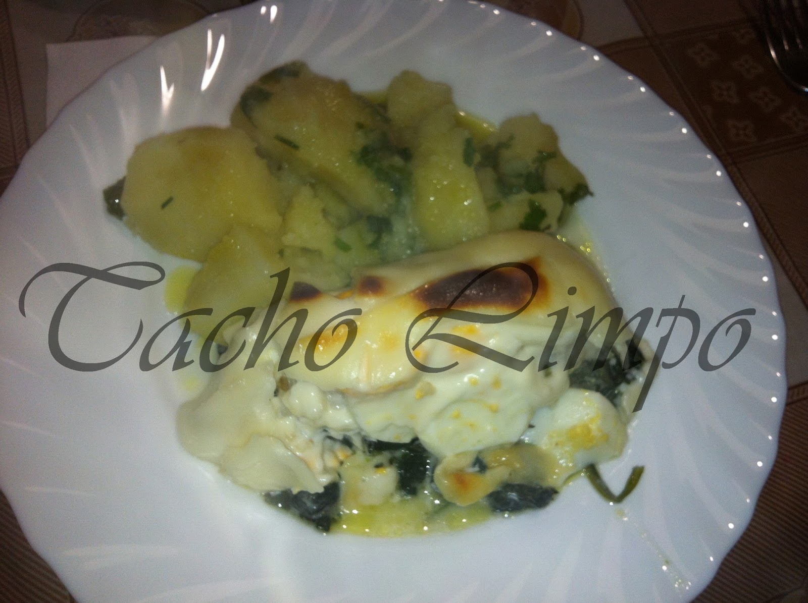 Lombos De Pescada Com Espinafres No Forno Tacho Limpo