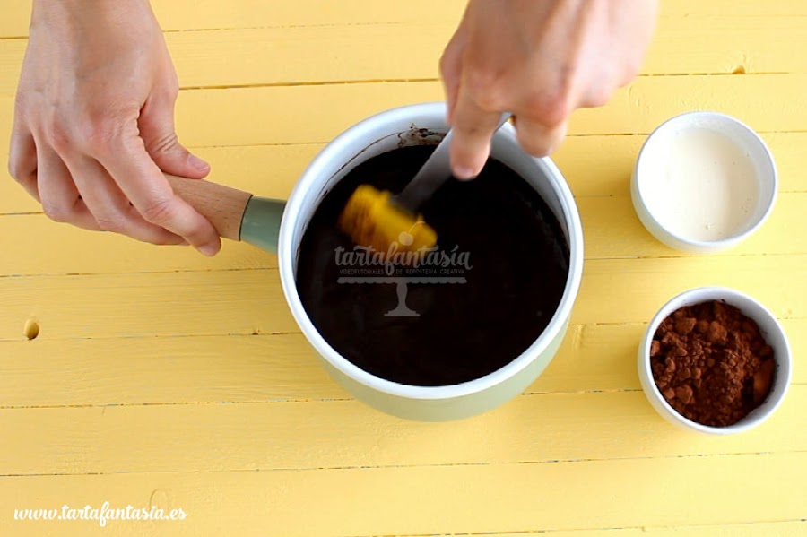 Receta Cobertura Espejo de Chocolate