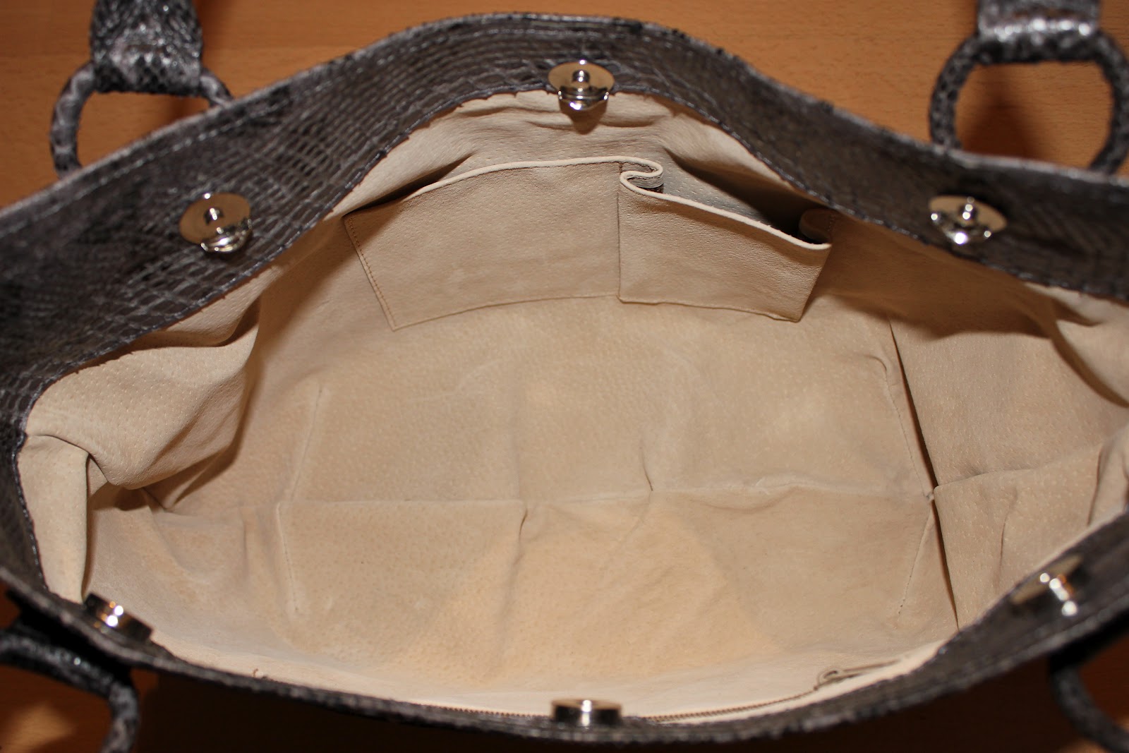 exoticanic: Pewter Python Tote Bag- A Beauty ---in Any Color