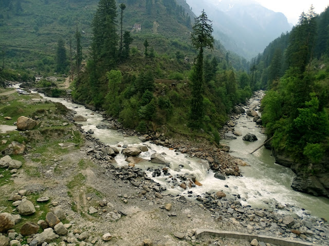 Confluance of Parbati River