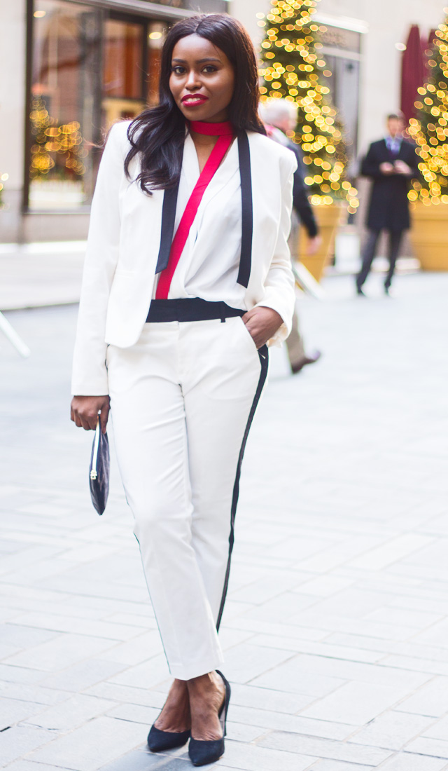 white tuxedo outfit