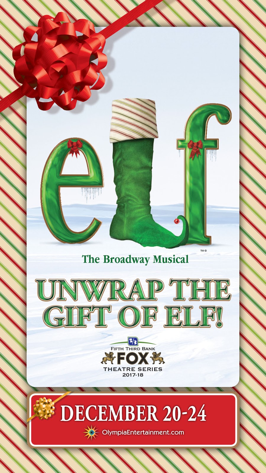 and GIVEAWAY Elf the Musical, Dec. 2024, Fox Theatre