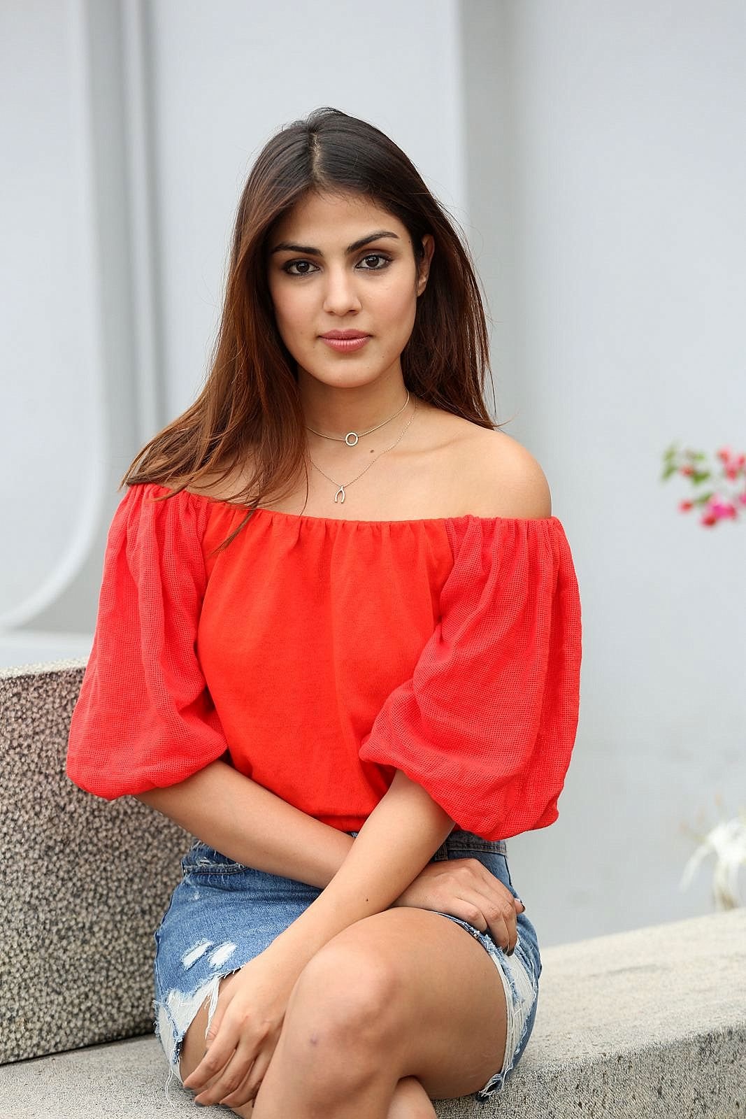 Rhea Chakraborty Displays Her Sexy Legs and Toned Midriff in Her Latest Hot Photo shoot