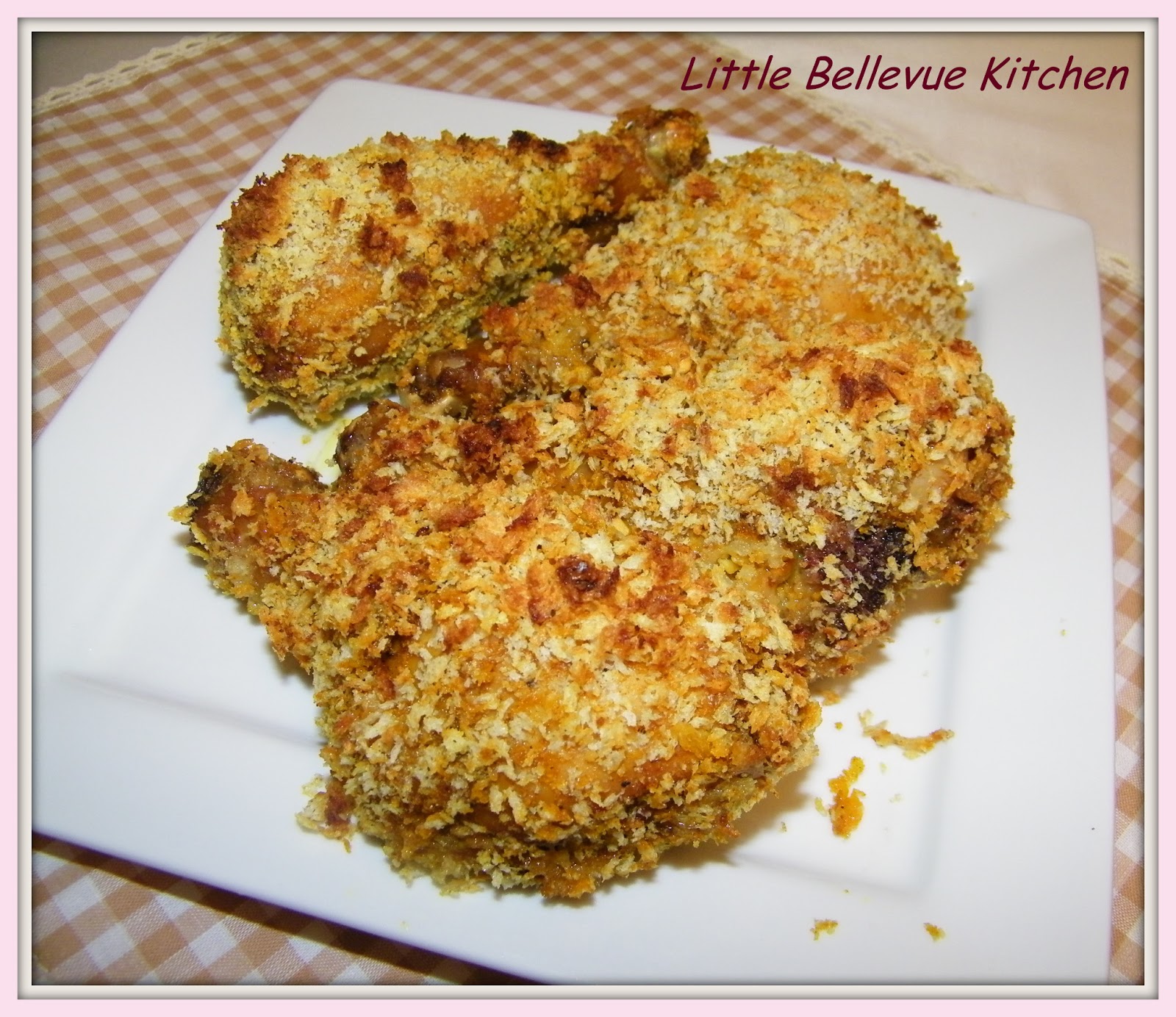 Little Bellevue Kitchen: Spicy Baked Breaded Chicken Drumsticks